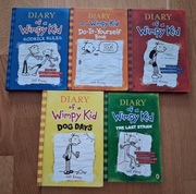 Diary of a Wimpy Kid (zestaw 5 książek)