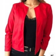 A3 BOLERKO ŻAKIET RAMONESKA TOTAL LOOK CZERWO R.46