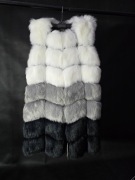 CIEPŁA Kamizelka sztuczne futerko