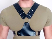 Męska uprząż BDSM, harness, gotyk. 