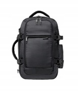 Plecak Puccini PM90171 czarny bagaż podręczny 40x25x20 cm