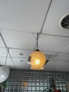 Lampa wiszącą kolorowa orientalna