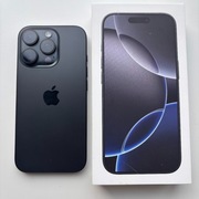 iPhone 16 Pro – 128 GB – czarny – bateria 100% – gwarancja 