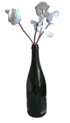 Karafka świecznik wazon pusta butelka szklana 30cm 0,75L Wolfberger