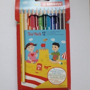 Kredki Stabilo trójkątne Trio grube, 12+1 