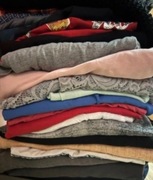 Zestaw mega paka ubrań mix damski męski 10 kg 