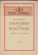 Teatr Narodowy Warszawa - Szalony dzień czyli Wesele Figara 1954