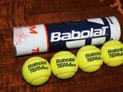 Piłki do tenisa Babolat Team Clay - 4 sztuki 