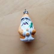 Stara bombka szklana PRL [16] [Mikołaj]