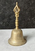 Masywny mosiężny dzwonek tybetański 20cm/307g – Czysty Dźwięk!