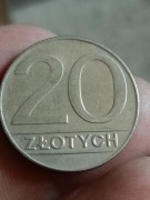 Moneta 20 zl 1989