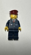 LEGO CITY FIGURKA MASZYNISTA POCIĄGU KONDUKTOR trn248 