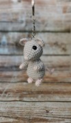 Myszka breloczek szydełko
