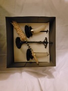 Zestaw kolędowy kropidło świeczniki krzyż