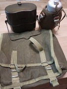 Menażka i manierka z torbą wojskowa