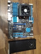 Płyta główna ASUS  M5 A97 + RAM + KARTA 
