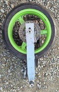 Kawasaki zx-6r koło felga wahacz zębatka tarcza 160/60R17 
