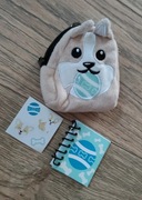 Portfelik moneciak piesek notesik naklejki nowy saszetka