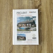 Projekt domu Dom w rarytasach (E) OZE lustrzane odbicie 