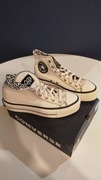 Converse Chuck Taylor All Star z motywem panterki. R38 24,5 cm