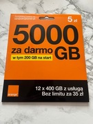 Starter Orange na kartę 