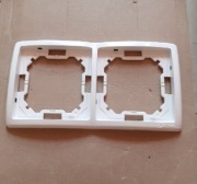 Ramka podwójna Simon Basic Standard - biała