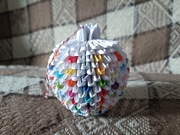 Bombka wzór 2 Origami Modułowe 3D