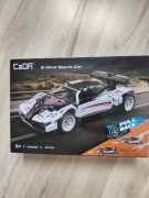 Klocki konstrukcyjne auto wyścigowe 