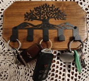 Wieszak na klucze, akacja, drzewo życia - piękny 