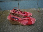 Czerwone espadryle rozmiar: 37