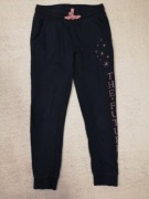 Granatowe spodnie dresowe dresy w gwiazdki Girl Destination 158