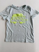 T-shirt chłopięcy H&M 6-7lat 116-122cm aplikacja samochód #1979