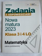NOWA MATURA 2023 klasa 3 i 4 LO matematyka ZP
