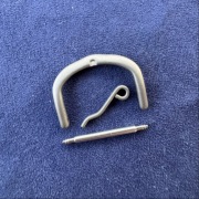 20mm klamra sprzączka klamerka do paska do zegarka tytanowa