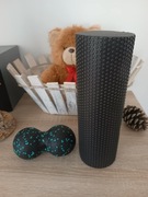 Zestaw do masażu: roller + piłka fitness