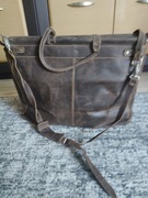 Dwie torby skórzane.