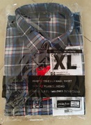 KOSZULA MĘSKA FLANELOWA W KRATĘ ROBOCZA KF-GN  XL REIS