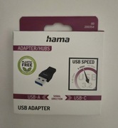 Adapter Hama gniazdo USB-C - wtyk USB-A 3.2