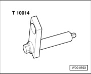 Narzędzie serwisowe VW T10014 Uchwyt do silnika