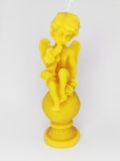 Świeca z wosku pszczelego, Amor, Anioł 