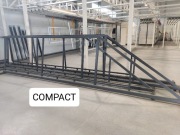 Brama przesuwna rama/stelaż 4mx1,42m, ocynk ogniowy+RAL,5m, 6m, 6,7m, 7,5m