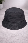 Bucket Hat Jeansowy Czarny Klasyczny Kapelusz  Unisex