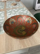 Patera ozdobna z blachy mosiężnej Indie