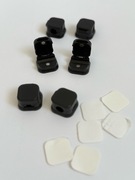 Magnetyczne klipsy na kable 6 szt – organizer przewodów biurko kabel uchwyt