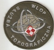 Naszywka  Służba Topograficzna WLOP.