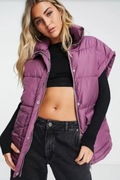 Kamizelka damska bezrękawnik pikowany krótki fioletowy Jack&Jones S/M
