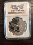 20 złotych 2001, Paź Królowej NGC PF69 Zwierzęta Świata