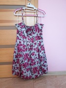 Sukienka w kwiaty - bombka - firmy ORSAY roz 40/42