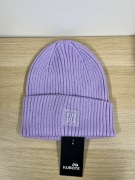 Kubota liliowa czapka zimowa beanie nowa