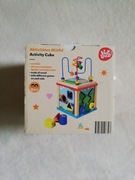 Zabawka edukacyjna. Klocki. Sorter. Activity cube.